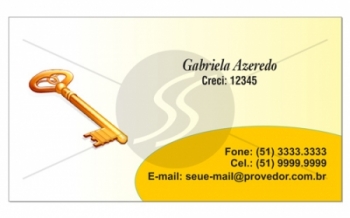 modelos de cartoes pra imobiliárias