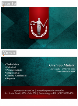 modelo de cartão de visita moderno e criativo para advogados modelo de cartão de visita moderno e criativo para advogados