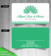 cartão de visita personalizado dermatologistas