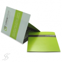 Folder 15x40cm Aberto - 02 Dobras - Impresso Frente e Verso