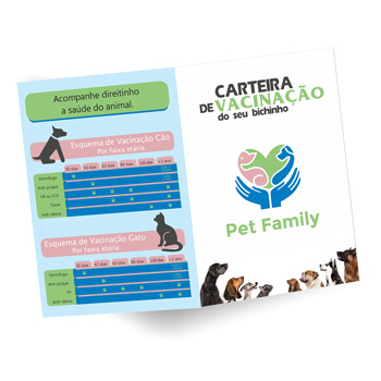 caderneta de vacinação personalizada para imprimir